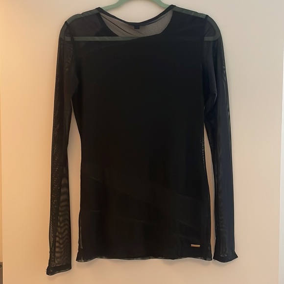 ALALA Open Up Mesh Tee - S / Black - Picture 5 of 6